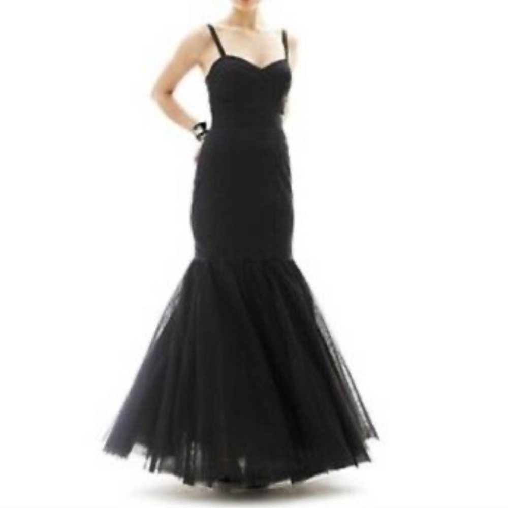 Black Lace Mermaid Dress